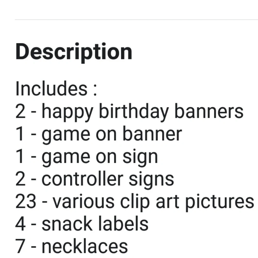 Video Game Birthday Party Decorations